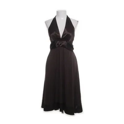 Halterneckklänning (Brun) från New Style Elastan, Polyester, Viskos