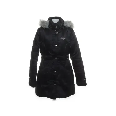 Winterjas (Zwart) van Design by KappAhl Polyester, Imitatiebont