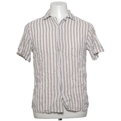 Kortærmet skjorte (Beige, Hvid) fra Only & Sons Viscose