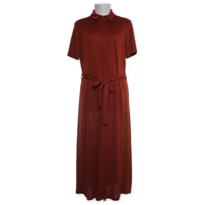 Skjortekjole (Brun) fra WE Polyester, Viscose