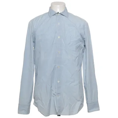 Shirt (Blue) from Eleventy Cotton, Elastane