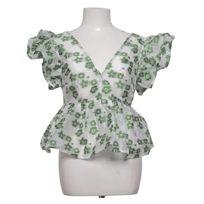 Top (White, Green) from Carin Wester Polyester