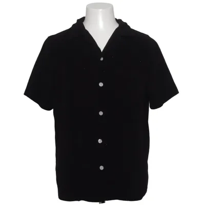 Chemise à manches courtes (Noir) de Nikben Coton, Polyester