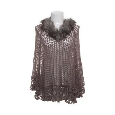 Poncho (Brun) från Cream Päls, Ull