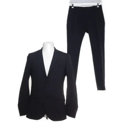 Jakkesæt (Sort) fra Riley Elastan, Polyester, Uld, Viscose