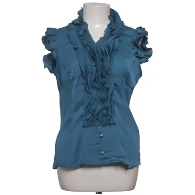 Top (Blauw) van Collection London Polyester, Viscose