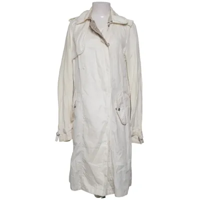 Trench coat (White) from Z-Brand Cotton, Linen