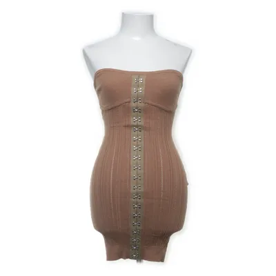 Klänning (Brun) från LPA Polyamid, Polyester, Viskos