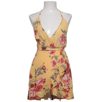 Wrap dress (Yellow, Red, Multicolored) from Playful Promises Polyester