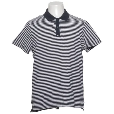Polo (Blanc, Bleu) de Armani Exchange Coton, Élasthane, Polyester