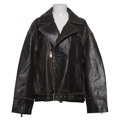 Veste de motard (Marron) de Zara Cuir