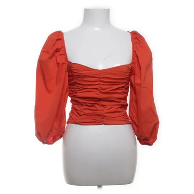 Bluse (Orange) fra Gina Tricot Bomuld, Elastan, Polyester