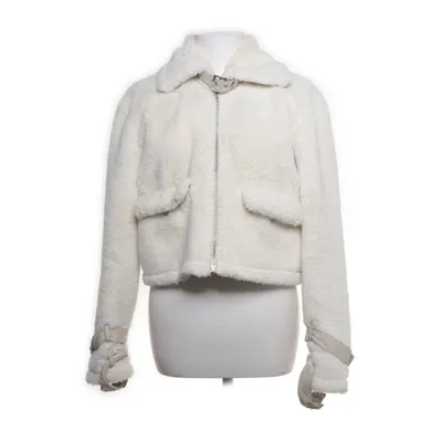 Winter jacket (White) from NA-KD Polyester, Faux fur