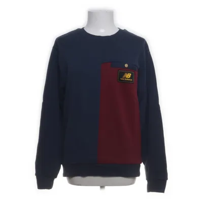 Sweatshirt (Blauw, Meerkleurig) van New Balance Katoen, Elastaan