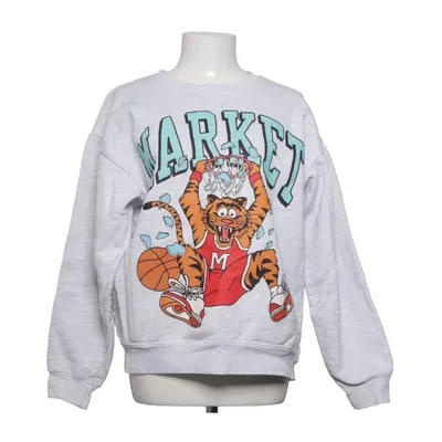 Collegetröja (Grå, Röd, Flerfärgad) från Market Bomull