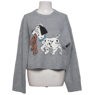 Sweater (Gray, Multicolored) from Bershka Disney Acrylic, Polyamide, Polyester