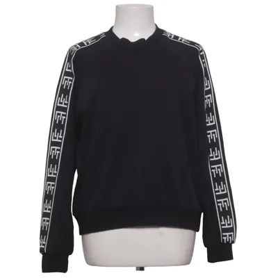 Sweatshirt (Zwart, Wit) van Fairfield Katoen, Polyester