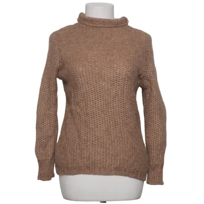 Trui (Bruin) van Le Tricot Perugia Alpacawol, Polyamide