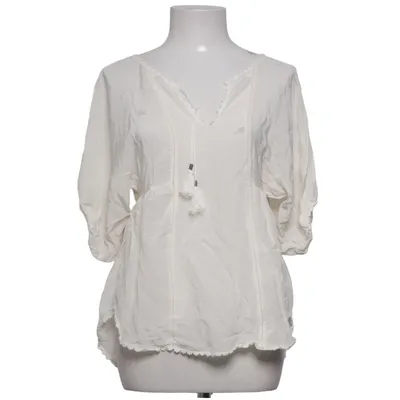 Blouse (White) from Massimo Dutti Woman Silk