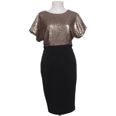 Cocktail dress (Black, Gold) from Paper Dolls Elastane, Polyester
