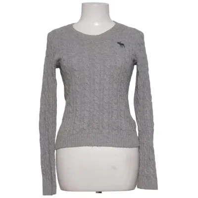 Trui (Grijs) van Abercrombie & Fitch Katoen, Polyamide, Konijnenbont