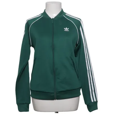 Sports jacket (Green, White) from Adidas Cotton, Elastane, Polyester