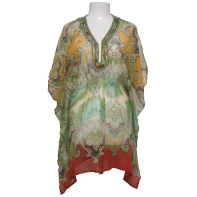 Kaftan (Green, Yellow, Multicolored) from Indiska Polyamide