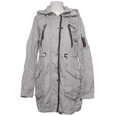 Parka (Gray, White) from Bondelid Cotton, Polyester