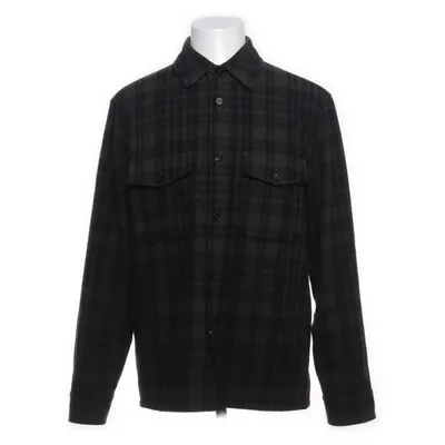 Skjortejakke (Sort, Brun, Flerfarvet) fra Arket Polyamid, Polyester, Uld