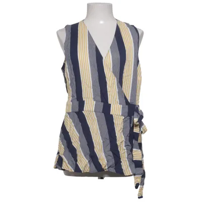 Wikkeltop (Blauw, Geel, Wit) van Three Sixty Five Viscose