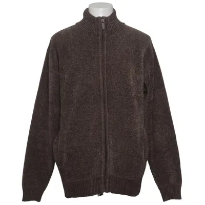 Cardigan (Marron) de Kaidite Acrylique, Élasthane, Modal