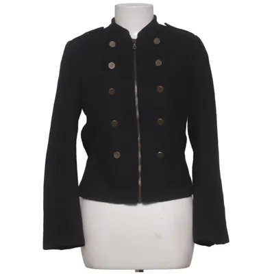 Jakke (Sort) fra H&M Polyester, Viscose, Uld