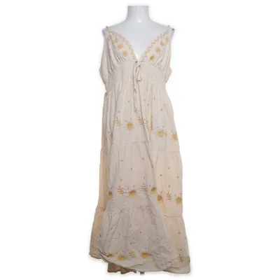 Långklänning (Beige, Gul) från Romwe Bomull