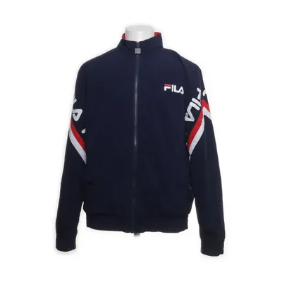 Træningsjakke (Blå, Flerfarvet) fra Fila Nylon, Polyester