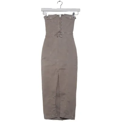 Denim jurk (Beige) van Bershka Katoen, Elastaan