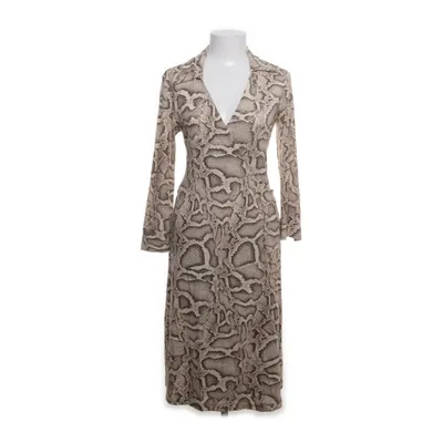 Omlottklänning (Beige, Flerfärgad) från Vera Velour Elastan, Viskos