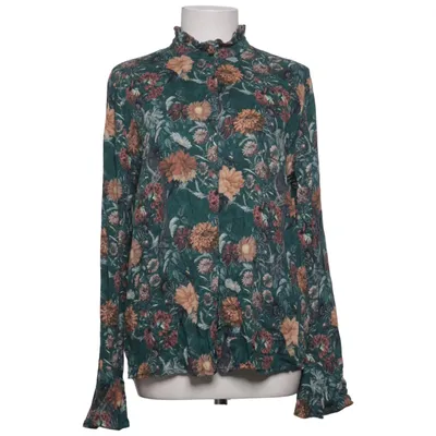 Blouse (Green, Brown, Multicolored) from Yaya Women Lyocell, Viscose
