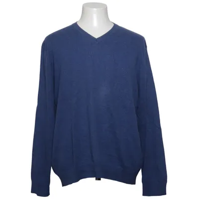 Pull-over (Bleu) de Charles Vögele Coton, Laine de mouton, Polyester