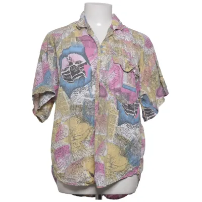 Chemise à manches courtes (Jaune, Multicolore) de Wöhrl Coton, Viscose