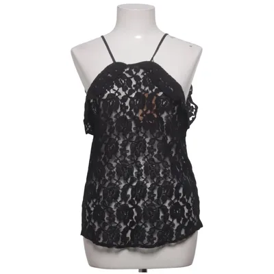 Top (Zwart) van H&M Coachella Katoen, Polyamide, Viscose