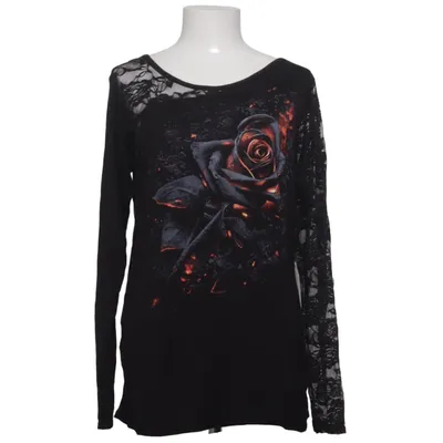 Long sleeve T-shirt (Black, Multicolored) from Spiraldirect Elastane, Viscose