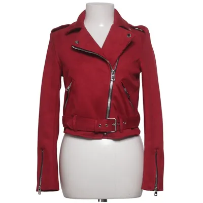 Veste de motard (Rouge) de Bershka_BSKGIRL