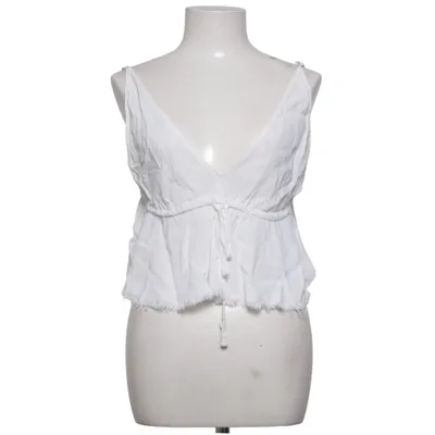 Crop top (Hvid) fra Brandy Melville Bomuld, Viscose