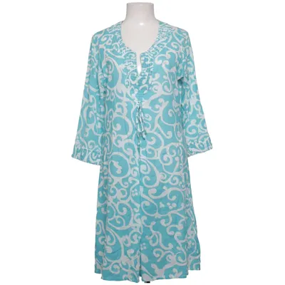 Dress (Blue, White) from Brittinger Cotton