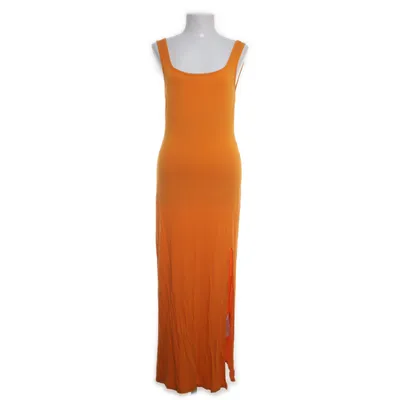 Maxi jurk (Oranje) van Gina Tricot Elastaan, Viscose