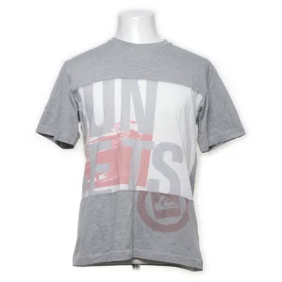 T-shirt (Grå, Vit, Röd) från Quiksilver Bomull, Polyester