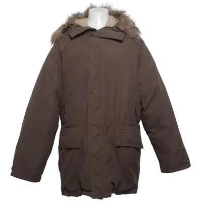 Parkas (Brun) från Canadiens Dun, Fjädrar, Polyamid, Polyester
