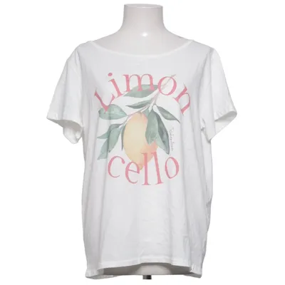 T-shirt (White, Multicolored) from Bohemiana Cotton