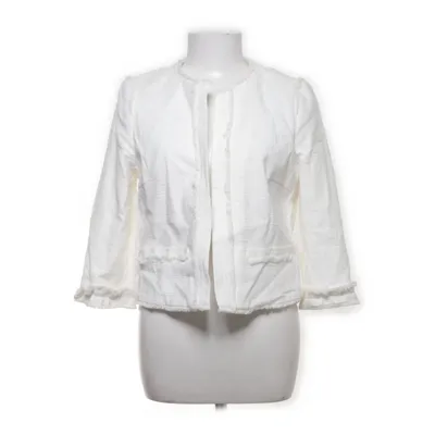 Jacket (White) from Comma Cotton, Elastane
