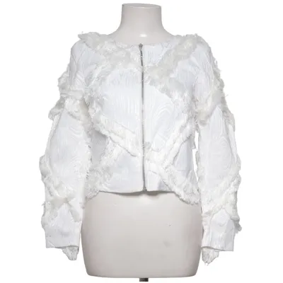 Jakke (Hvid) fra Hálo Bomuld, Cupro, Elastan, Polyester, Viscose